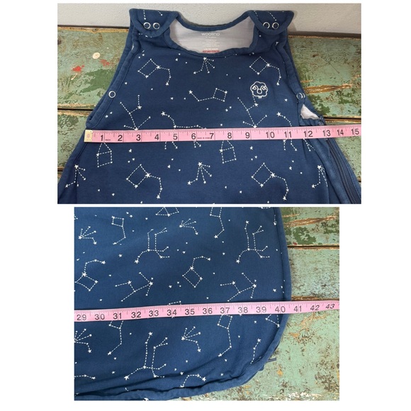 Woolino 4 Season Classic Baby Sleep Bag Merino Wool Organic Cotton Night Sky 2-4 - Picture 16 of 16